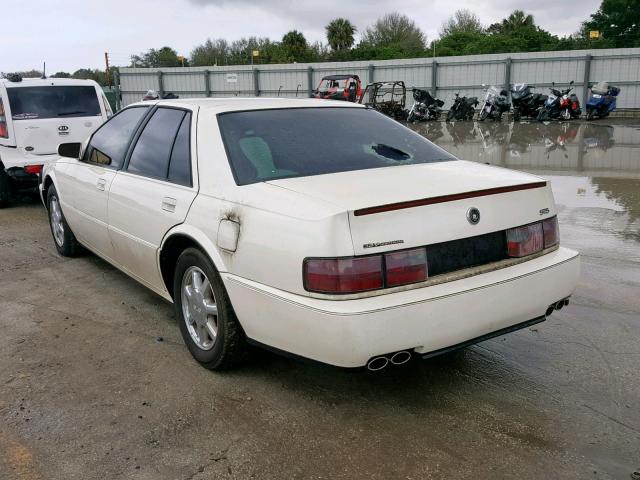 1G6KY5292VU819377 - 1997 CADILLAC SEVILLE ST WHITE photo 3