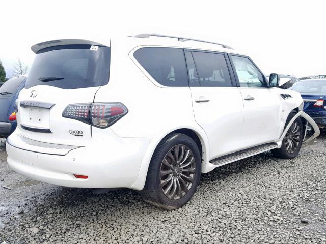 JN8AZ2NE0H9153581 - 2017 INFINITI QX80 BASE WHITE photo 4