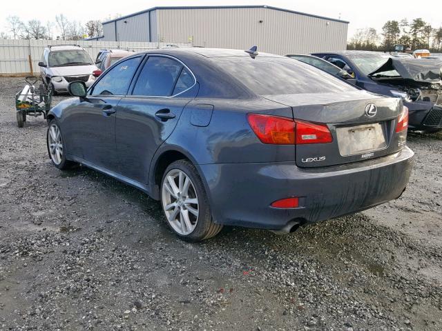 JTHCK262782025326 - 2008 LEXUS IS 250 GRAY photo 3