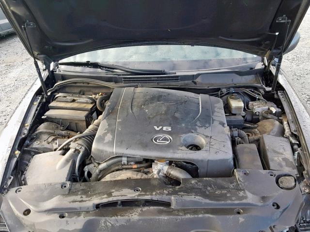 JTHCK262782025326 - 2008 LEXUS IS 250 GRAY photo 7