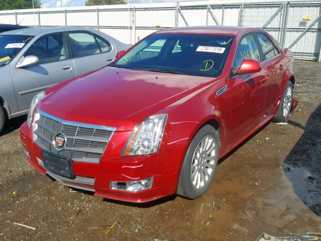 1G6DJ5EG5A0117935 - 2010 CADILLAC CTS PERFOR RED photo 2