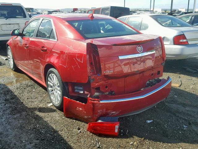 1G6DJ5EG5A0117935 - 2010 CADILLAC CTS PERFOR RED photo 3