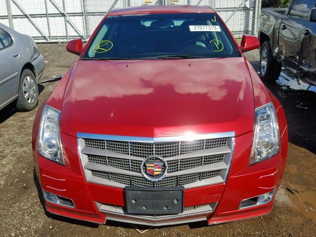 1G6DJ5EG5A0117935 - 2010 CADILLAC CTS PERFOR RED photo 9