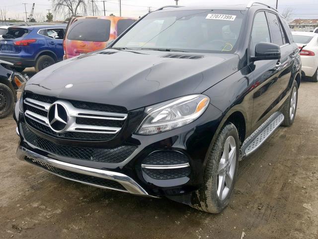 4JGDA5JB2HA873911 - 2017 MERCEDES-BENZ GLE 350 BLACK photo 2