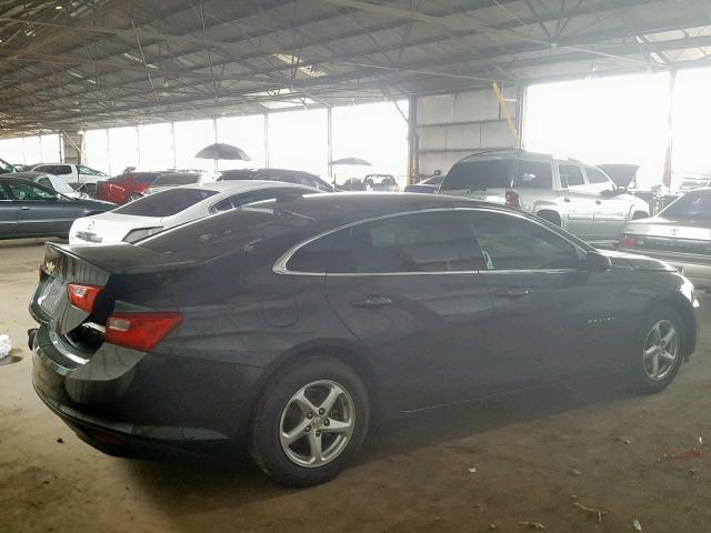 1G1ZB5STXHF125496 - 2017 CHEVROLET MALIBU LS CHARCOAL photo 4