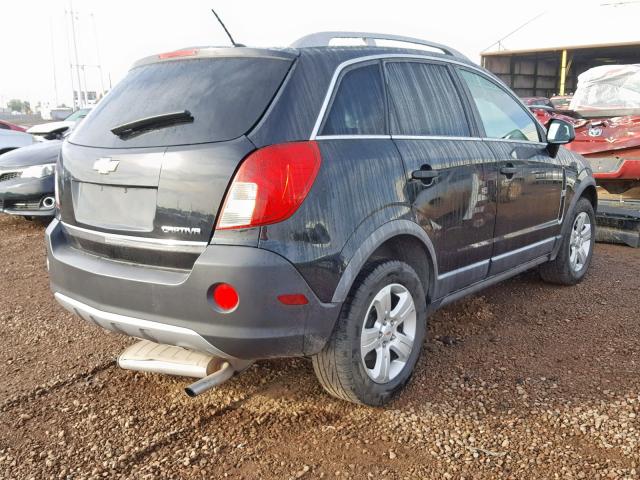 3GNAL2EK7ES603925 - 2014 CHEVROLET CAPTIVA LS BLACK photo 4