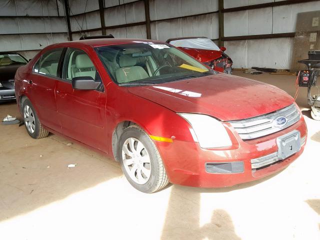 3FAHP06Z48R243350 - 2008 FORD FUSION S RED photo 1
