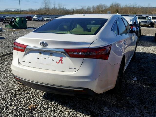4T1BK1EB9GU206774 - 2016 TOYOTA AVALON XLE WHITE photo 4