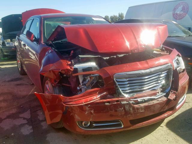 2C3CCAAG9EH327526 - 2014 CHRYSLER 300 RED photo 1