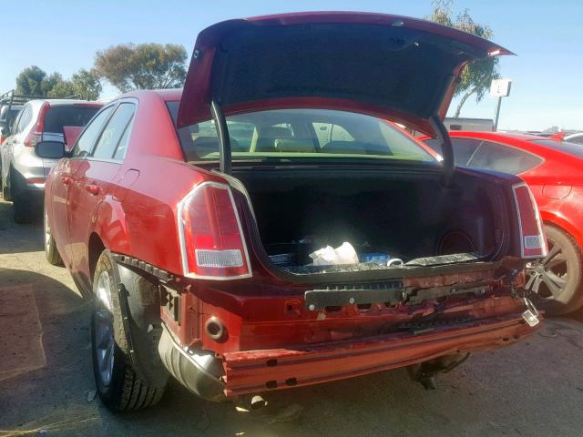 2C3CCAAG9EH327526 - 2014 CHRYSLER 300 RED photo 3