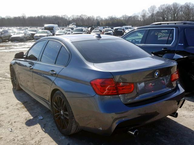 WBA3B9C57EF588113 - 2014 BMW 335 XI GRAY photo 3