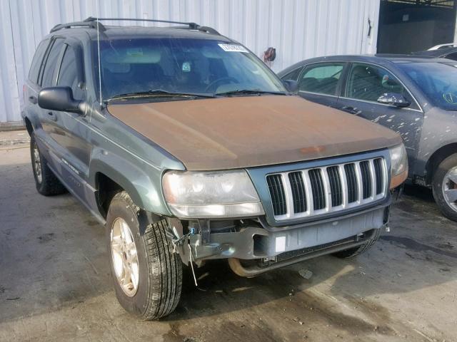 1J4GW48S74C250506 - 2004 JEEP GRAND CHER GREEN photo 1