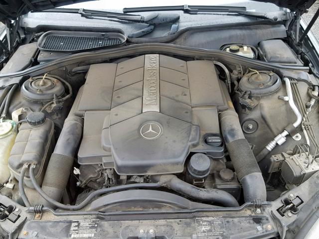 WDBNG70J82A227564 - 2002 MERCEDES-BENZ S 430 BLACK photo 7