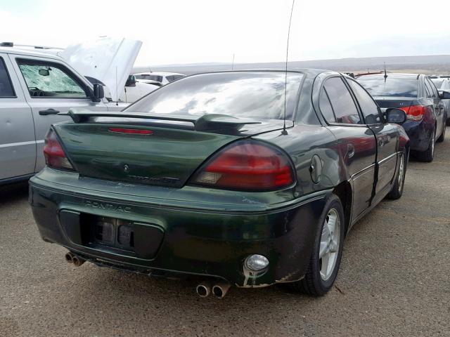 1G2NW52EXYM806642 - 2000 PONTIAC GRAND AM G GREEN photo 4