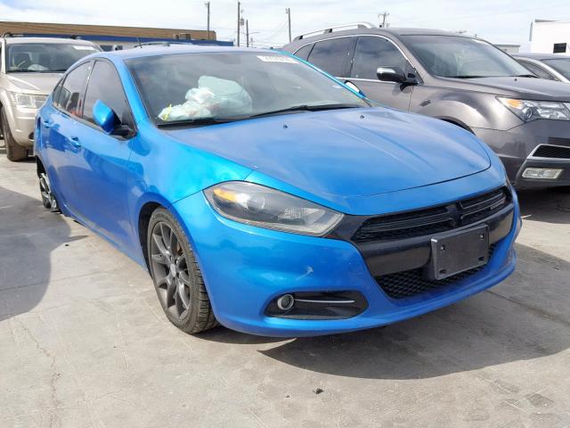 1C3CDFBB5FD406333 - 2015 DODGE DART SXT BLUE photo 1