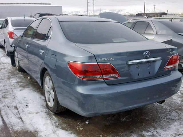 JTHBA30G055086147 - 2005 LEXUS ES 330 BLUE photo 3