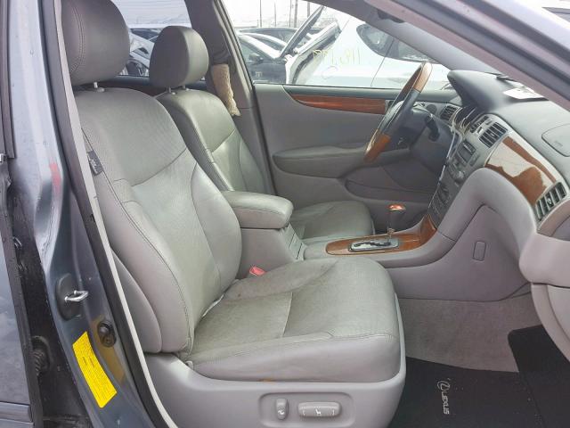 JTHBA30G055086147 - 2005 LEXUS ES 330 BLUE photo 5