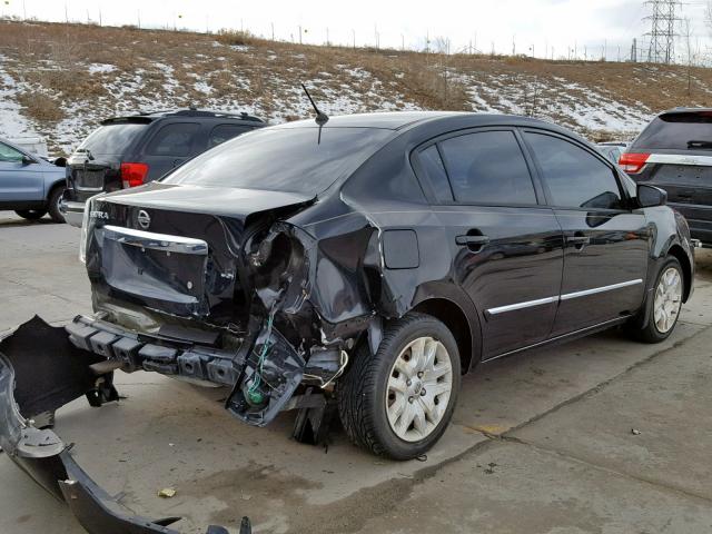 3N1AB6AP5AL635459 - 2010 NISSAN SENTRA 2.0 BLACK photo 4