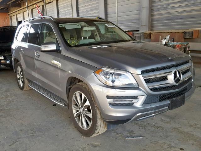 4JGDF6EE2FA453946 - 2015 MERCEDES-BENZ GL 450 4MA GRAY photo 1