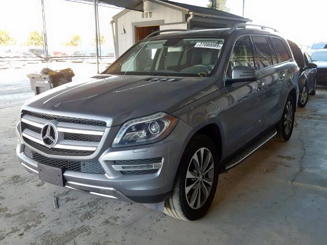 4JGDF6EE2FA453946 - 2015 MERCEDES-BENZ GL 450 4MA GRAY photo 2