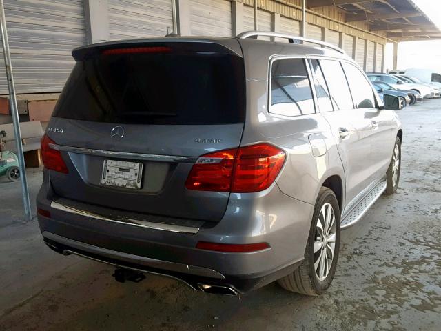 4JGDF6EE2FA453946 - 2015 MERCEDES-BENZ GL 450 4MA GRAY photo 4