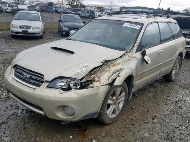 4S4BP67C254320830 - 2005 SUBARU LEGACY OUT CREAM photo 2