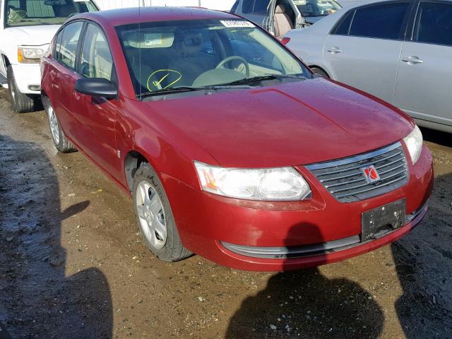 1G8AJ55F87Z138946 - 2007 SATURN ION LEVEL MAROON photo 1