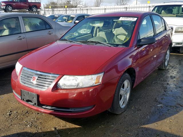 1G8AJ55F87Z138946 - 2007 SATURN ION LEVEL MAROON photo 2