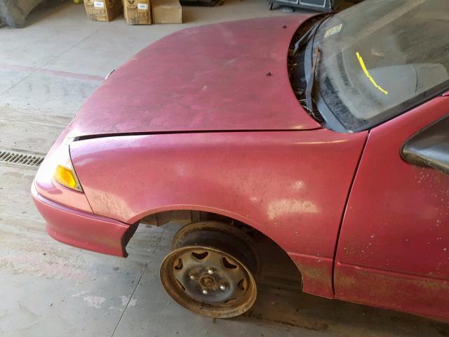 JG1MR3360PK210842 - 1993 GEO METRO LSI PURPLE photo 9