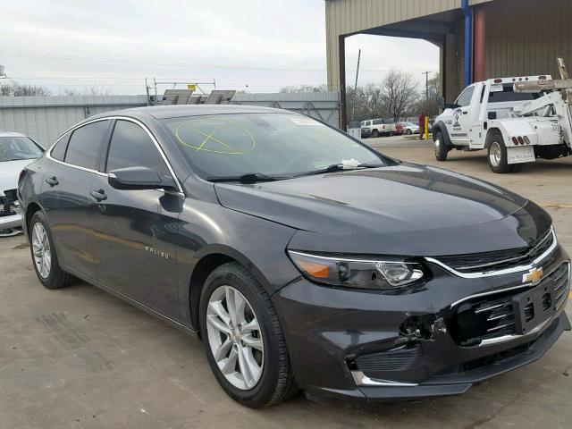 1G1ZE5ST3HF131180 - 2017 CHEVROLET MALIBU LT BLACK photo 1