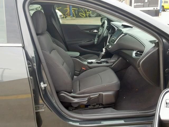 1G1ZE5ST3HF131180 - 2017 CHEVROLET MALIBU LT BLACK photo 5