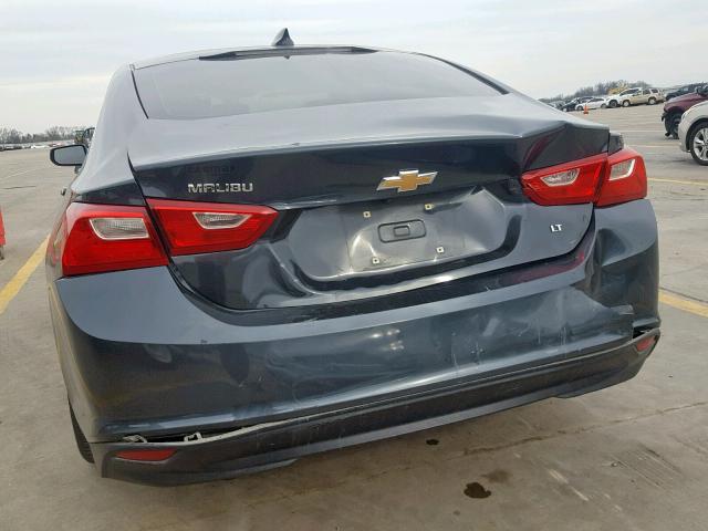 1G1ZE5ST3HF131180 - 2017 CHEVROLET MALIBU LT BLACK photo 9