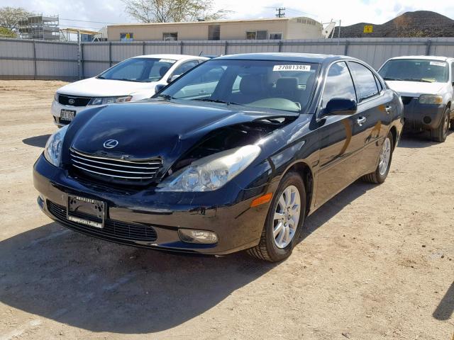 JTHBF30G320052892 - 2002 LEXUS ES 300 BLACK photo 2