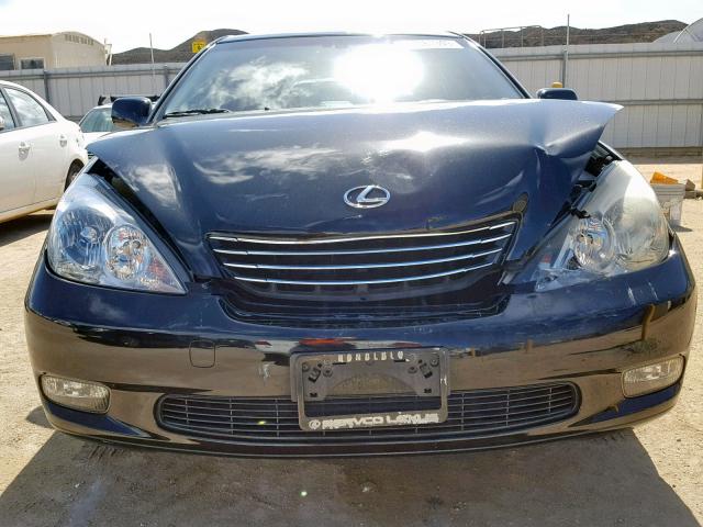 JTHBF30G320052892 - 2002 LEXUS ES 300 BLACK photo 9