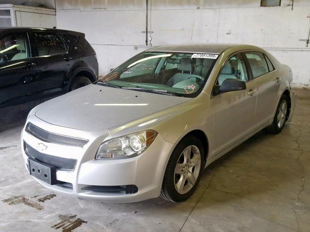 1G1ZA5E04AF281947 - 2010 CHEVROLET MALIBU LS SILVER photo 2