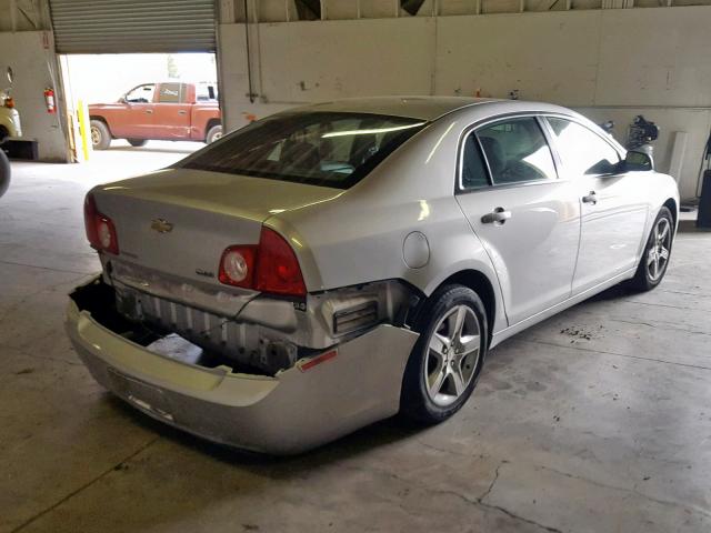 1G1ZA5E04AF281947 - 2010 CHEVROLET MALIBU LS SILVER photo 4