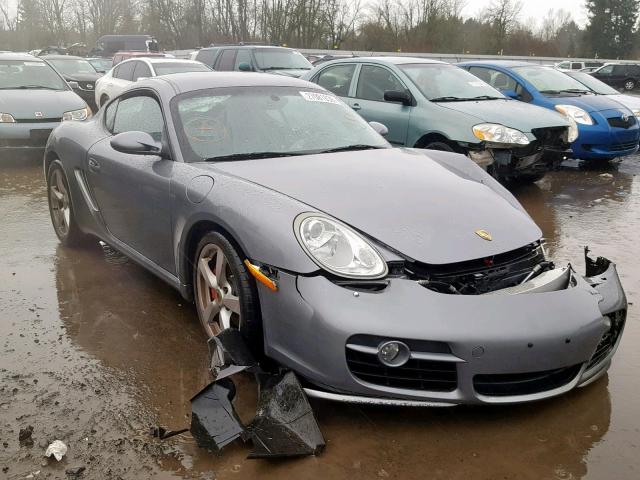 WP0AB29826U783049 - 2006 PORSCHE CAYMAN S GRAY photo 1