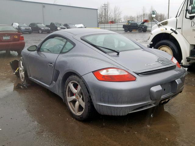 WP0AB29826U783049 - 2006 PORSCHE CAYMAN S GRAY photo 3