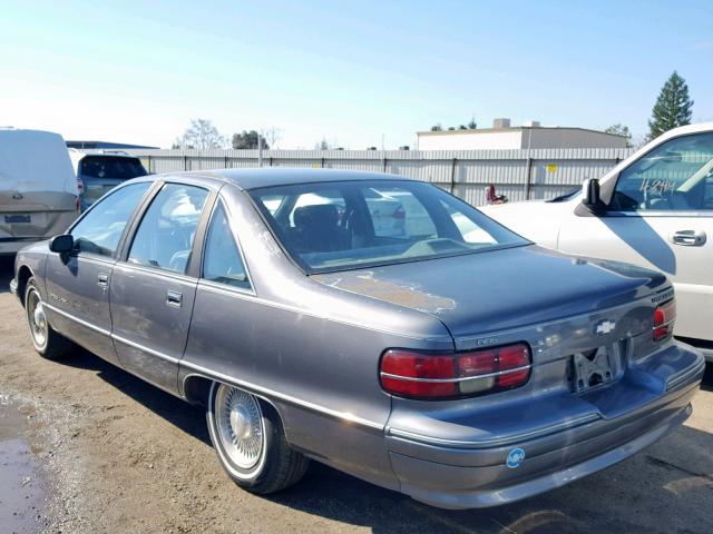 1G1BN53E8MW182735 - 1991 CHEVROLET CAPRICE CL GRAY photo 3