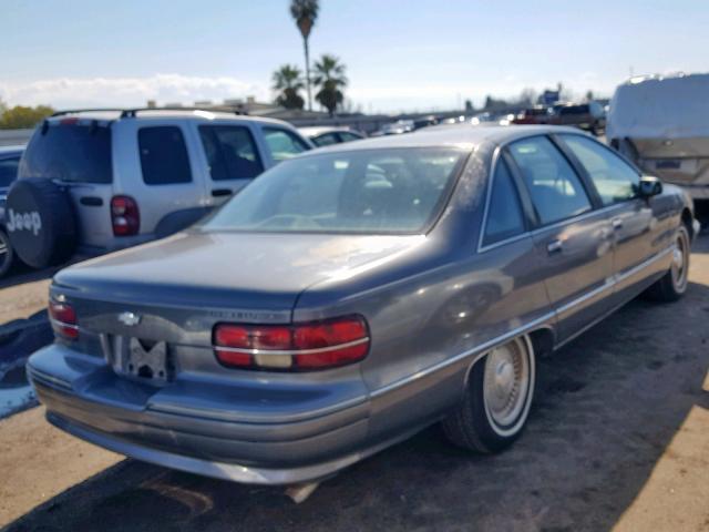 1G1BN53E8MW182735 - 1991 CHEVROLET CAPRICE CL GRAY photo 4