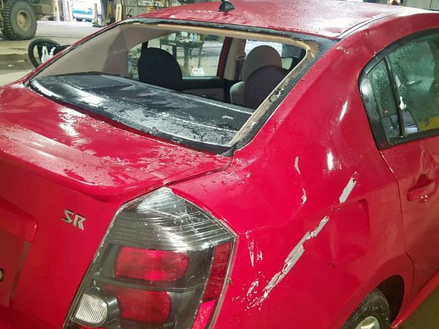 3N1AB6APXCL636321 - 2012 NISSAN SENTRA 2.0 RED photo 9