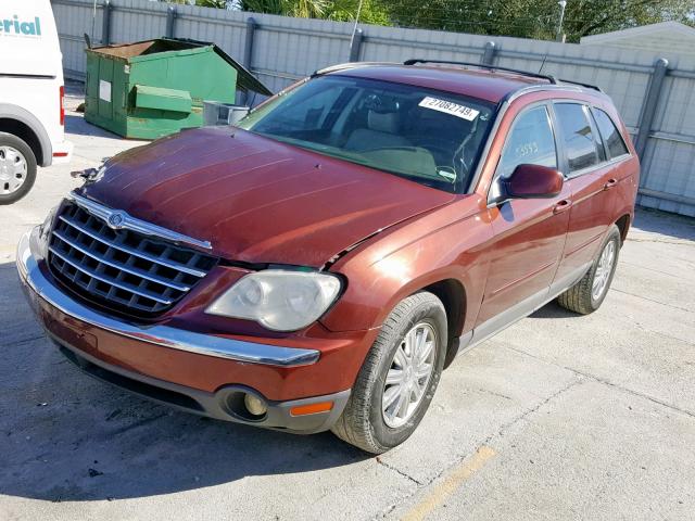 2A8GF68X67R322796 - 2007 CHRYSLER PACIFICA T BURGUNDY photo 2