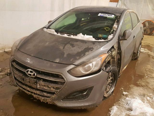 KMHD35LH7HU382454 - 2017 HYUNDAI ELANTRA GT GRAY photo 2