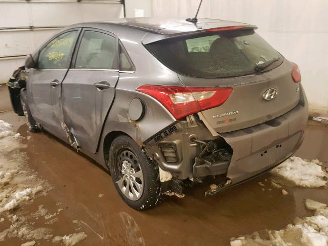 KMHD35LH7HU382454 - 2017 HYUNDAI ELANTRA GT GRAY photo 3