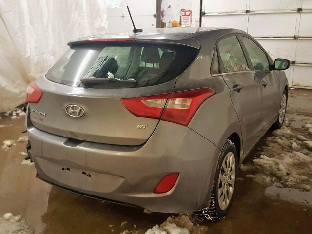 KMHD35LH7HU382454 - 2017 HYUNDAI ELANTRA GT GRAY photo 4