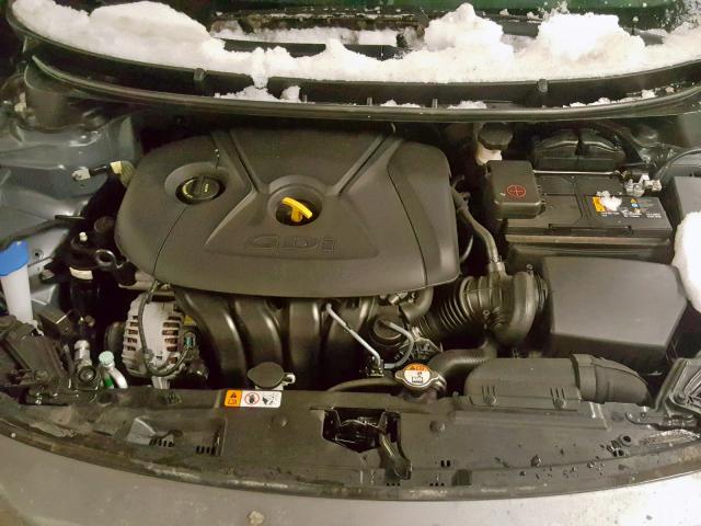 KMHD35LH7HU382454 - 2017 HYUNDAI ELANTRA GT GRAY photo 7