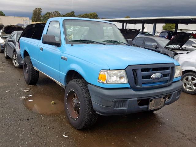 1FTYR11U57PA35442 - 2007 FORD RANGER BLUE photo 1