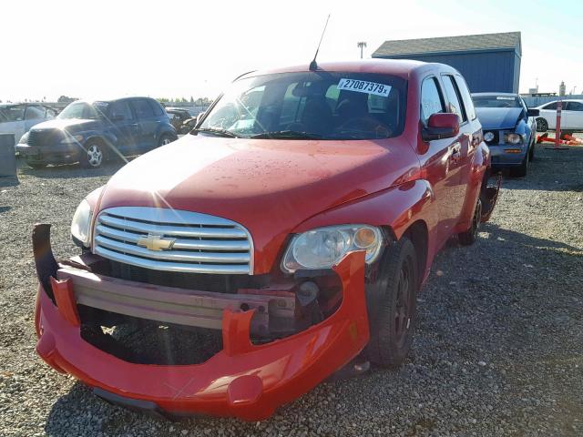 3GNDA23D88S647556 - 2008 CHEVROLET HHR LT RED photo 2