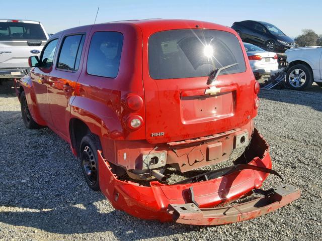 3GNDA23D88S647556 - 2008 CHEVROLET HHR LT RED photo 3