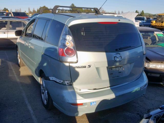 JM1CR29L370143367 - 2007 MAZDA 5 SILVER photo 3